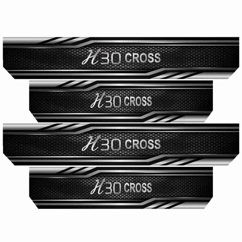 برچسب پارکابی خودرو رایسان کد SP2036 مناسب برای H30 Cross مجموعه 4 عددی