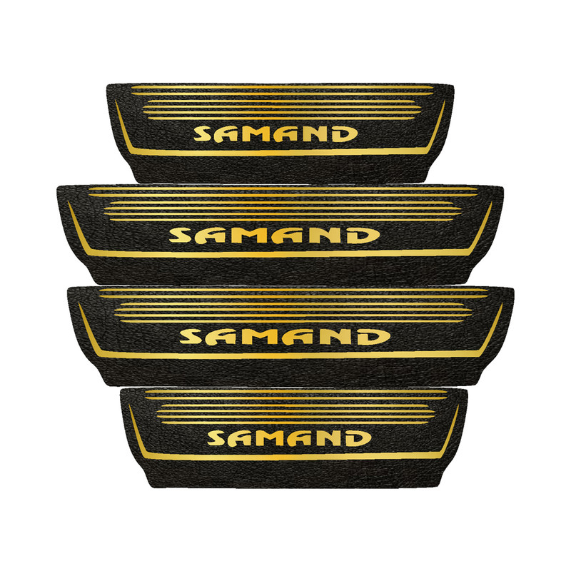 برچسب پارکابی خودرو مهدیار طرح چرم کد pkT1073 مناسب برای سمند بسته 4 عددی