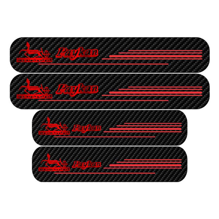 برچسب پارکابی خودرو لندمون کد LC016 MR مناسب برای پیکان مجموعه 4عددی به همراه جاکلیدی