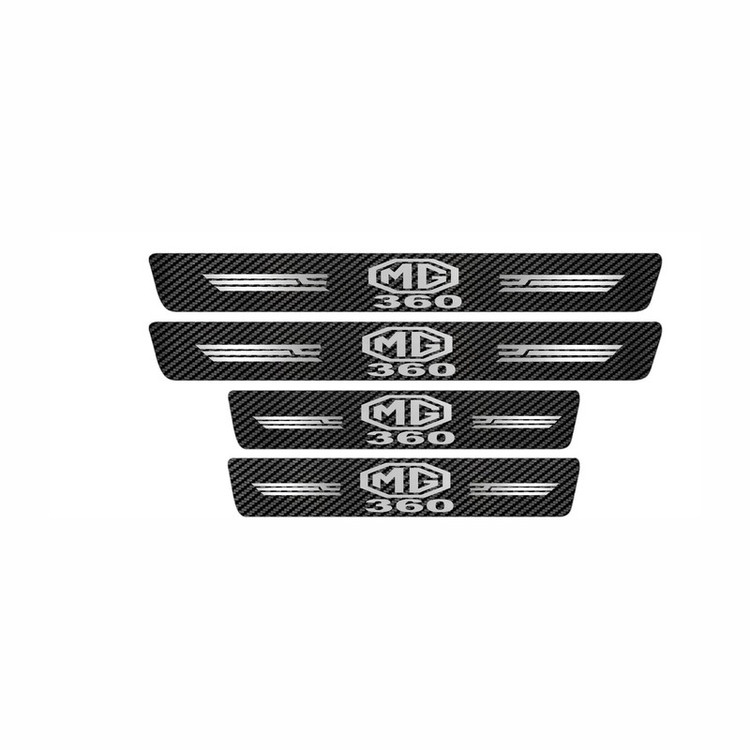 برچسب پارکابی خودرو ایلیدن طرح کربن مدل B0028 مناسب برای ام جی 360 بسته 4 عددی