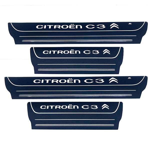 برچسب پارکابی خودرو کد SK023 مناسب برای سیتروئن C3 مجموعه 4 عددی