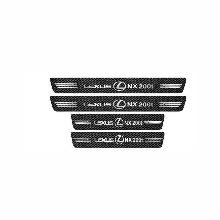 برچسب پارکابی خودرو ایلیدن طرح کربن مدل B0061 مناسب برای لکسوز ان ایکس 200 بسته 4 عددی