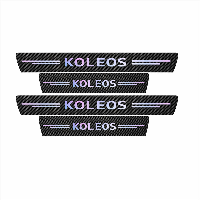 برچسب پارکابی خودرو سولگی مدل کربن کد J9 مناسب برای KOLEOS بسته 4 عددی