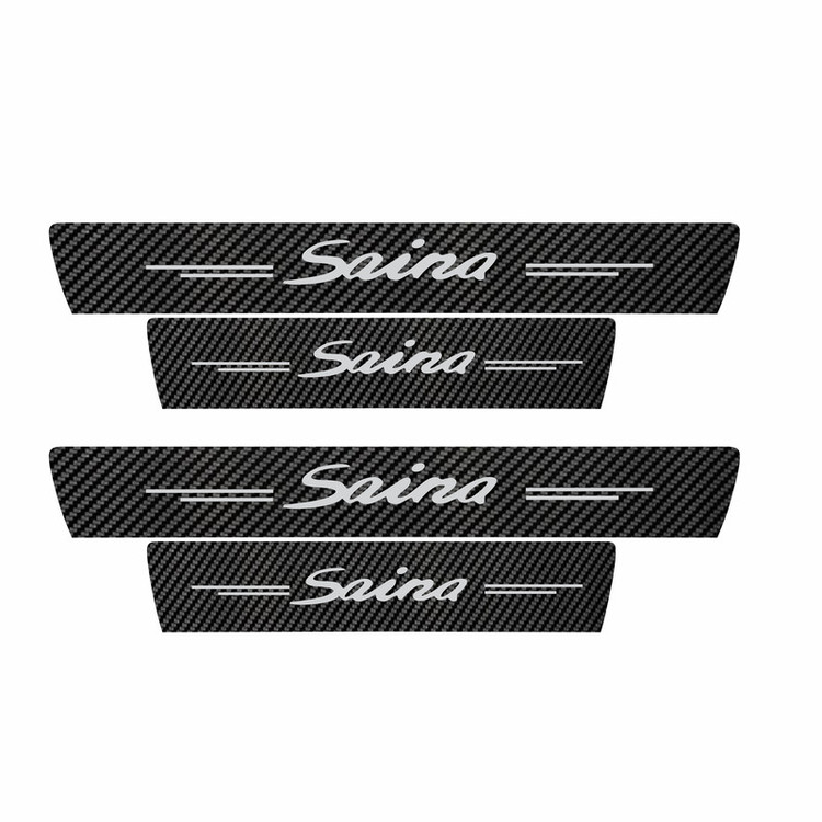 برچسب پارکابی خودرو سولگی مدل کربن کد J64 مناسب برای ساینا بسته 4 عددی