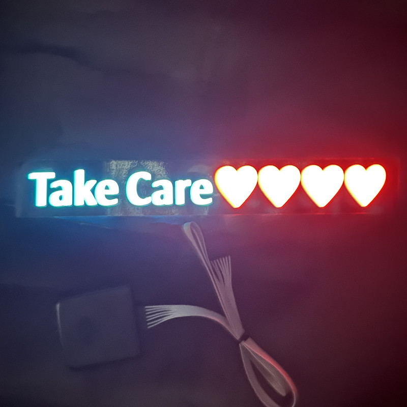 اکولایزر شیشه عقب خودرو مدل باطری خور کد TAKE