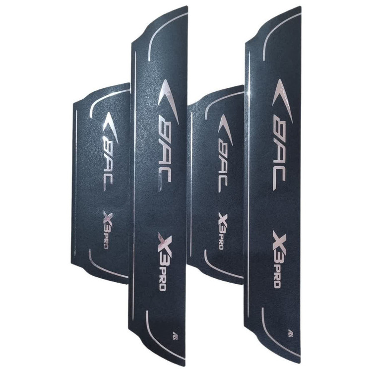 برچسب پارکابی خودرو امیران اسپرت طرح چرم کد 2025031 مناسب برای بک X3PRO مجموعه 4 عددی