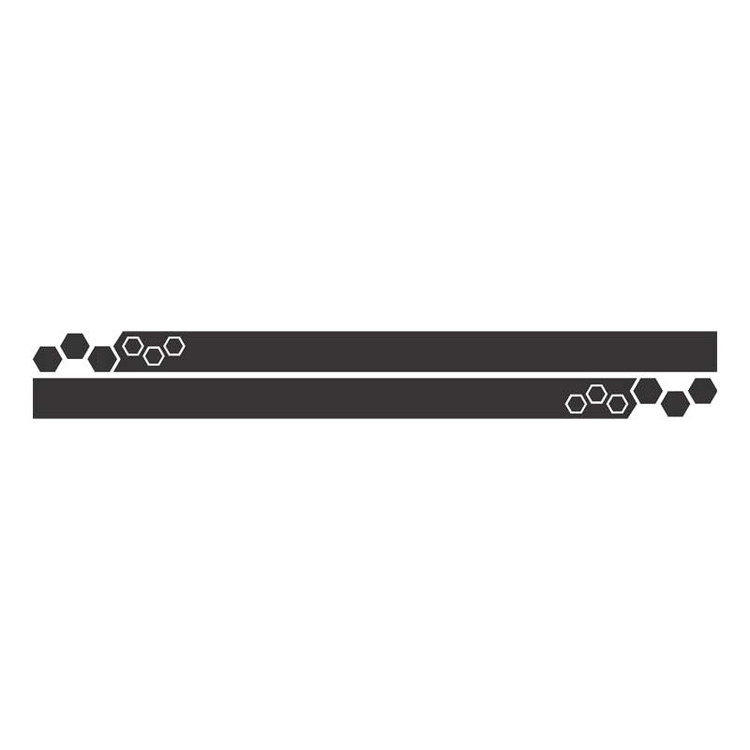 برچسب بدنه خودرومهدیارطرح اسپرت کد SMB007M