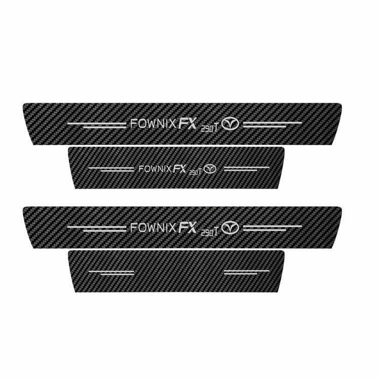 برچسب پارکابی خودرو سولگی مدل کربن کد J39 مناسب برای فونیکس اف ایکس 290 تی بسته 4 عددی
