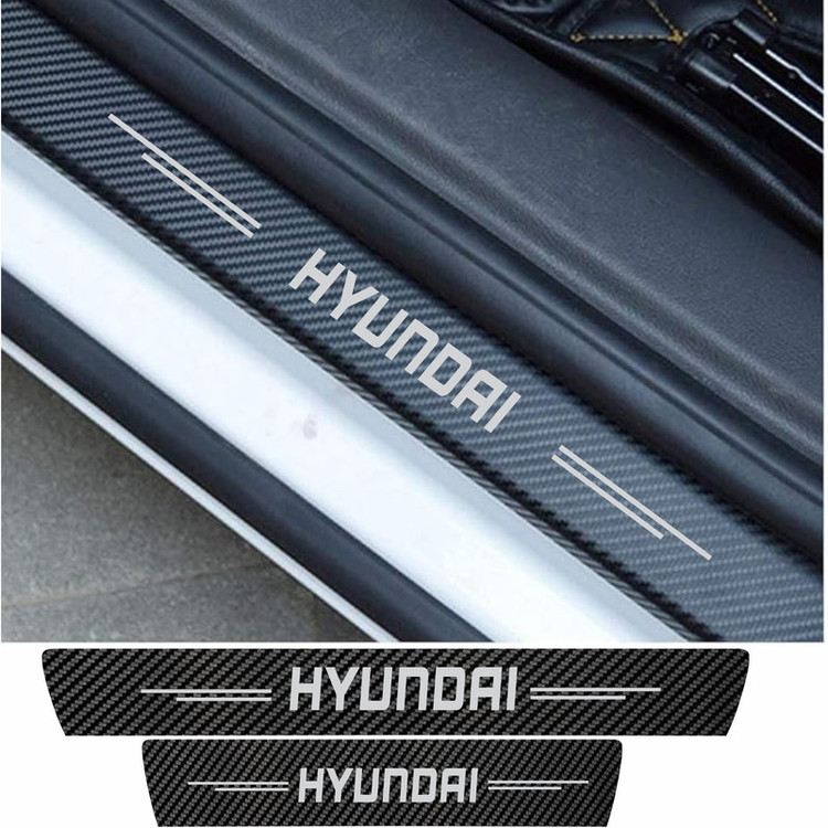 برچسب پارکابی خودرو سولگی مدل کربن کد J45 مناسب برای HYUNNDI i20 بسته 4 عددی