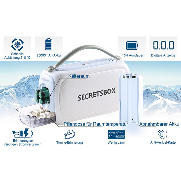یخچال قابل حمل خودرو مدل BOX3 ظرفیت 1 لیتر