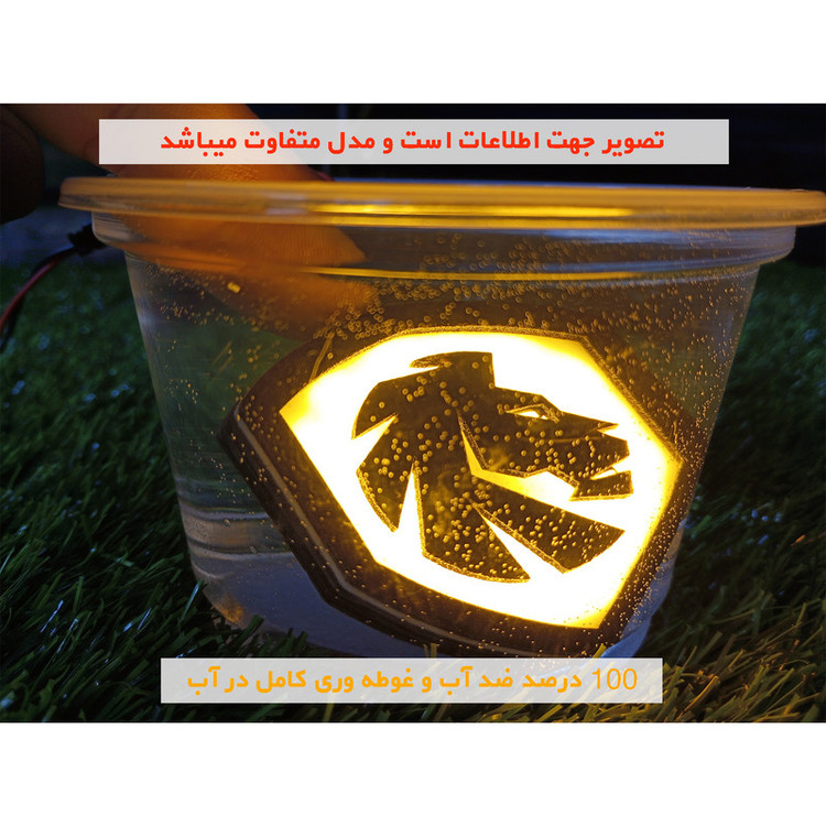 آرم صندوق عقب خودرو مدل PUGEOT-RD75 مناسب برای پژو پارس