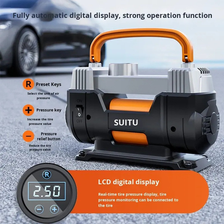کمپرسور هوا فندکی 120 وات سویتو مدل ST-208A