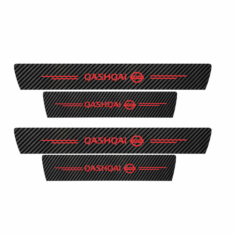 برچسب پارکابی خودرو سولگی مدل کربن کد J027 مناسب برای QASHQAI بسته 4 عددی