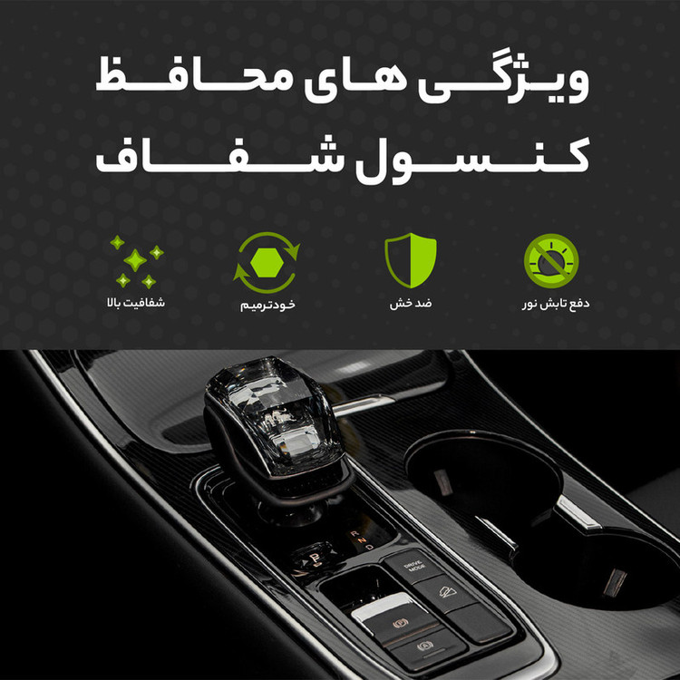 برچسب محافظ مانیتور و کنسول خودرو مولتی نانو مدل X-F1T مناسب هوندا سیتی مجموعه 16 عددی