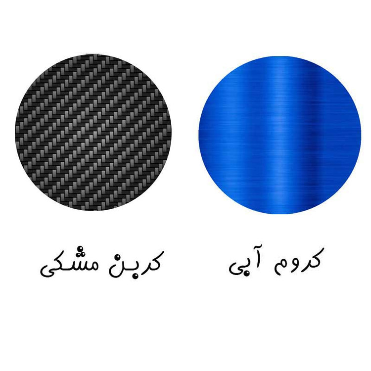 برچسب پارکابی خودرو لندمون کد LC051 MB مناسب برای هیوندای i10 مجموعه 4 عددی به همراه جاکلیدی