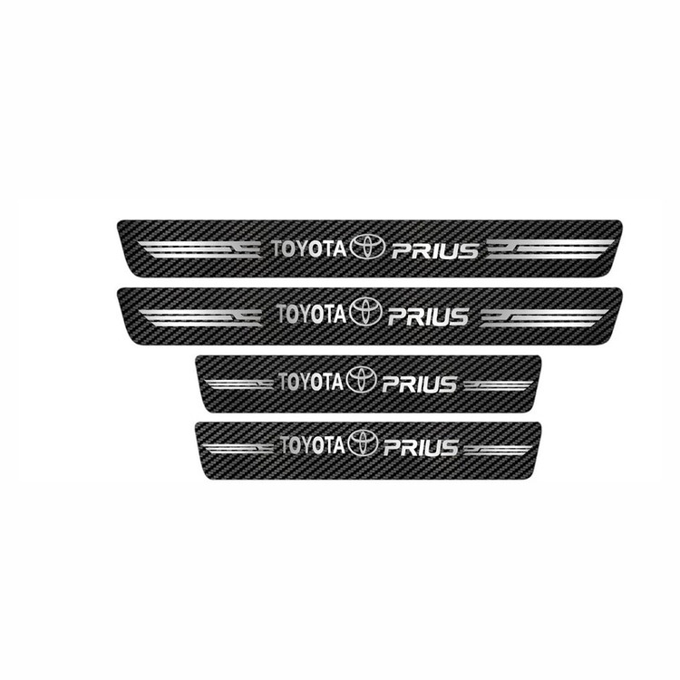 برچسب پارکابی خودرو ایلیدن طرح کربن مدل B004 مناسب برایToyota بسته 4 عددی