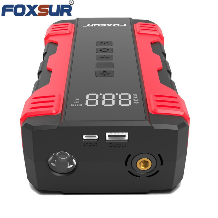 کمپرسور هوا و جامپ استارتر شارژی فاکسسور مدل(12V) FJS-960