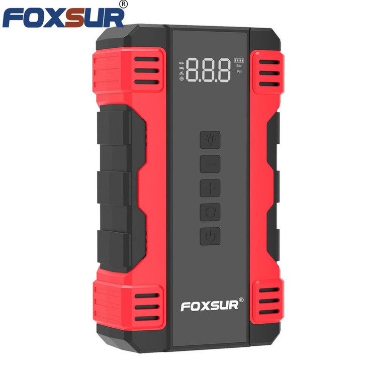 کمپرسور هوا و جامپ استارتر شارژی فاکسسور مدل(12V) FJS-960