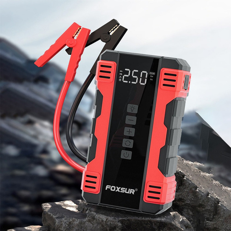 کمپرسور هوا و جامپ استارتر شارژی فاکسسور مدل(12V) FJS-960