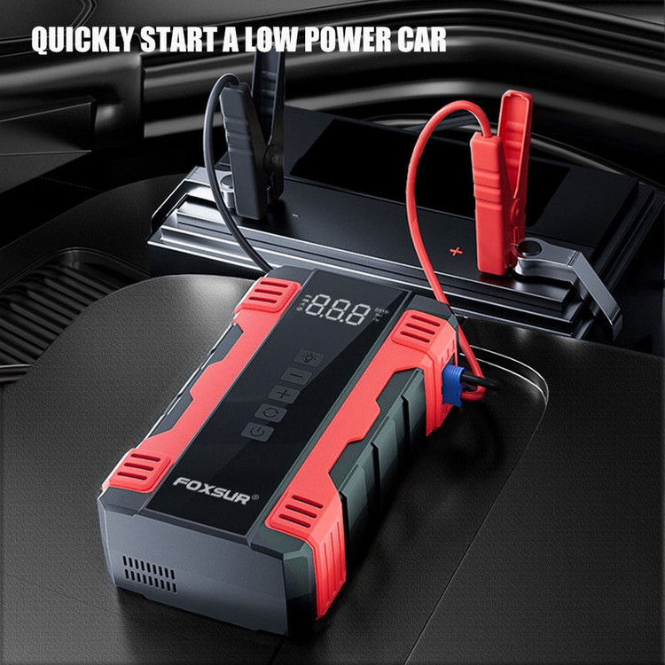 کمپرسور هوا و جامپ استارتر شارژی فاکسسور مدل(12V) FJS-960