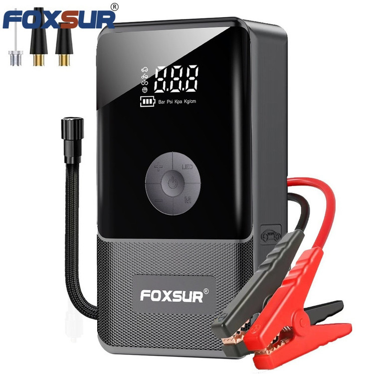 کمپرسور هوا و جامپ استارتر شارژی فاکسسور مدل FJS-930