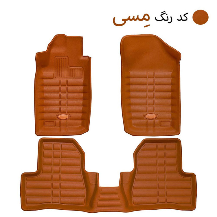 کفپوش سه بعدی خودرو بابل کارپت مدل چرمی مناسب برای رانا