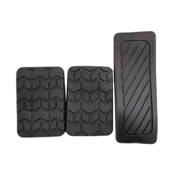 لاستیک پدال ترمز و کلاچ خودرو قطعه سازان کبیر مدل PEDAL-TIBA-922 مناسب برای تیبا بسته 3 عددی