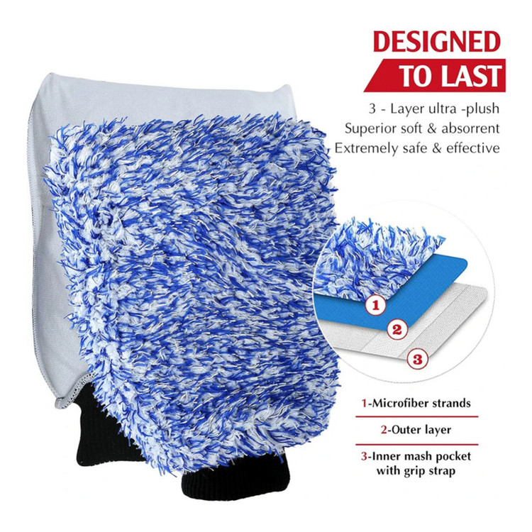 دستکش شستشوی خودرو کارزن مدل CarWash Glove
