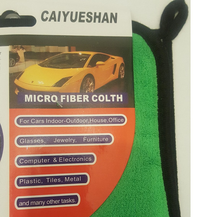 دستمال میکروفایبر نظافت خودرو مدل Caiyueshan