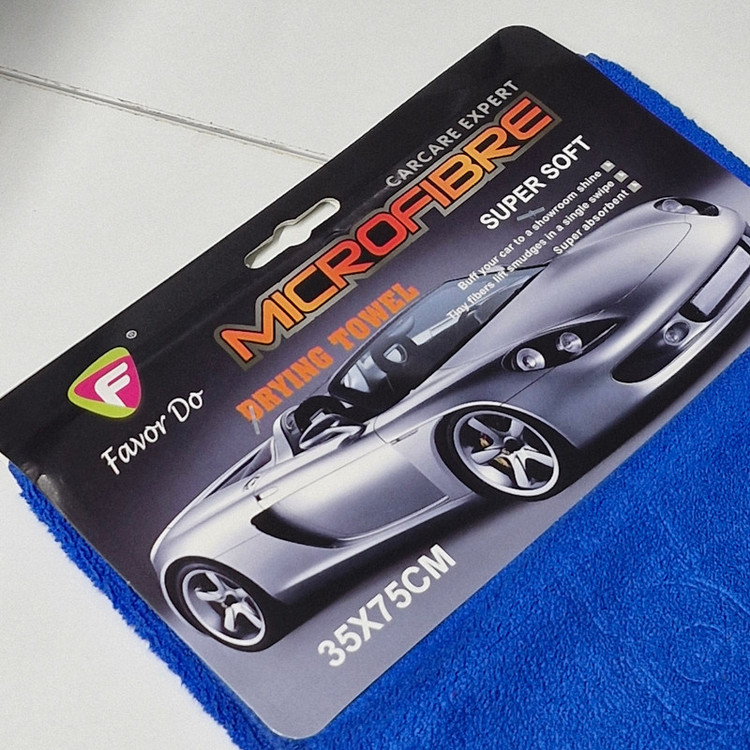 دستمال خشک کن بدنه خودرو فیور مدل Drying Towel سایز 75×35 سانتی متر