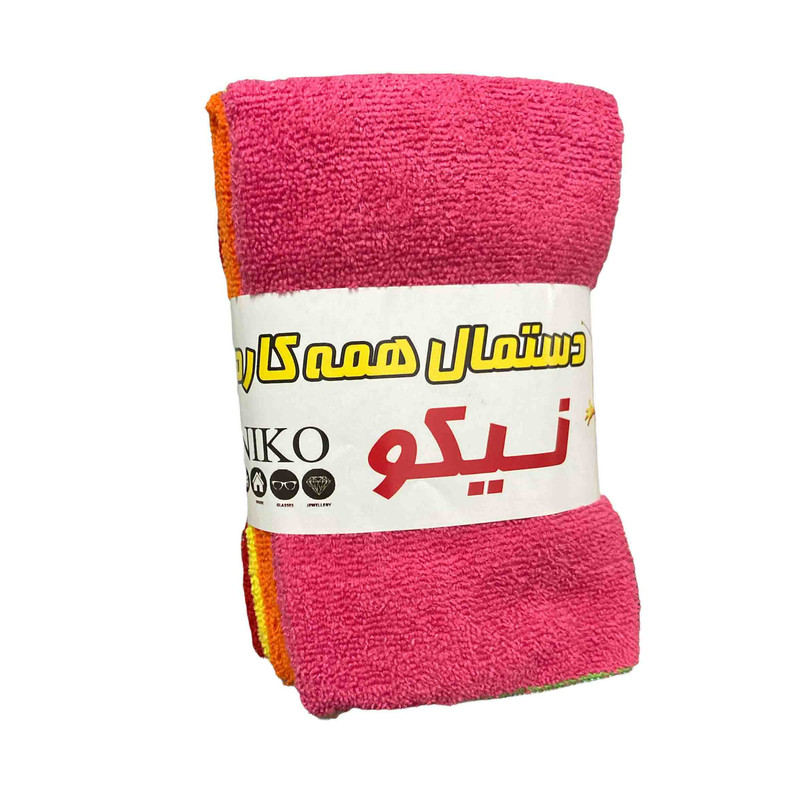 دستمال نظافت خودرو نیکو مدل NK40.30 بسته 4 عددی