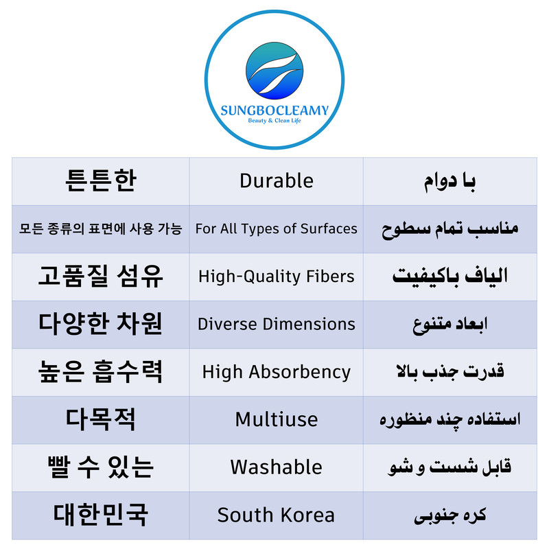 حوله خشک کن خودرو سرامیکی سانگبو کلایمی مدل NANO Dry سایز 50×25 سانتیمتر