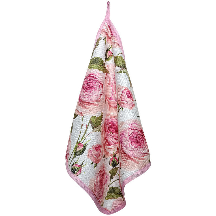 دستمال نظافت خودرو بی تی مدل رز لوکس کد 30x30 بسته 2 عددی