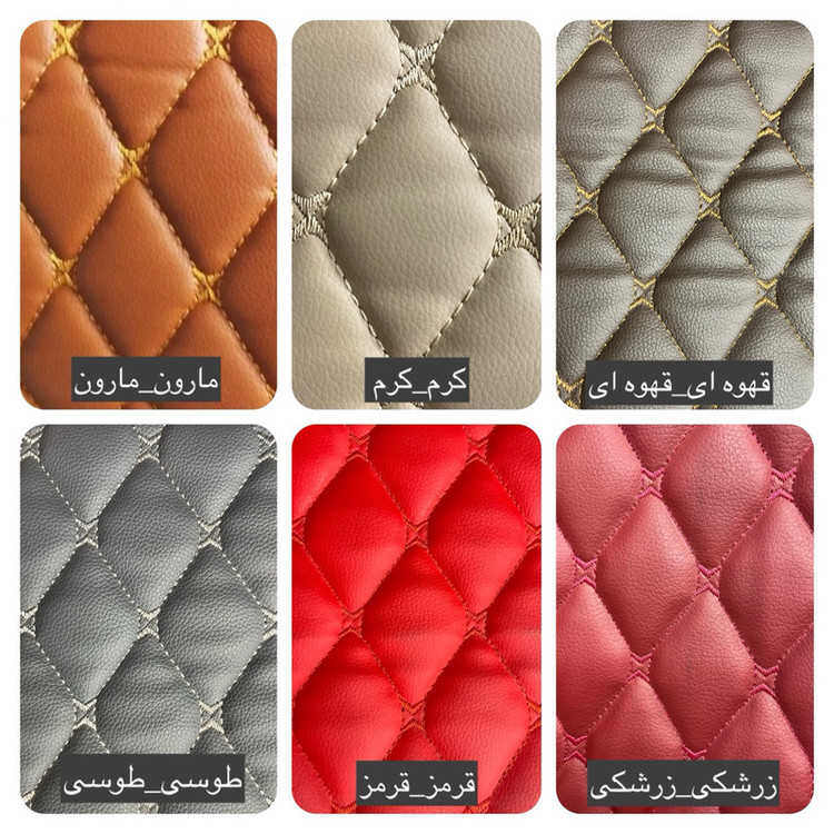 کفپوش پنج بعدی صندوق خودرو مدل چرم گلدوزی مناسب برای چری تیگو 5new