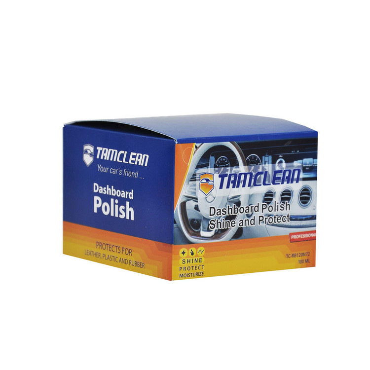 ژل واکس داشبورد خودرو تام کلین مدل TC-RB120N72 حجم 100 میلی لیتر
