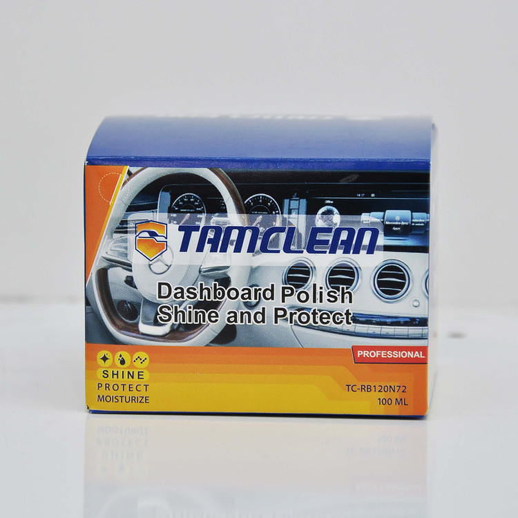 ژل واکس داشبورد خودرو تام کلین مدل TC-RB120N72 حجم 100 میلی لیتر