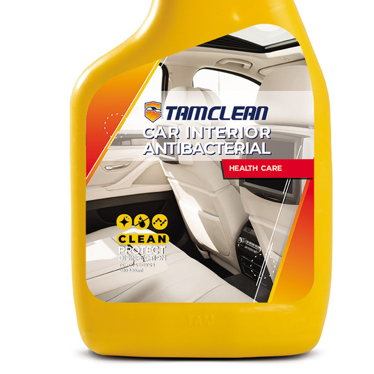 اسپری آنتی باکتریال و تمیزکننده داخل خودرو تام کلین مدل TC-480yabc حجم 480 میلی لیتر