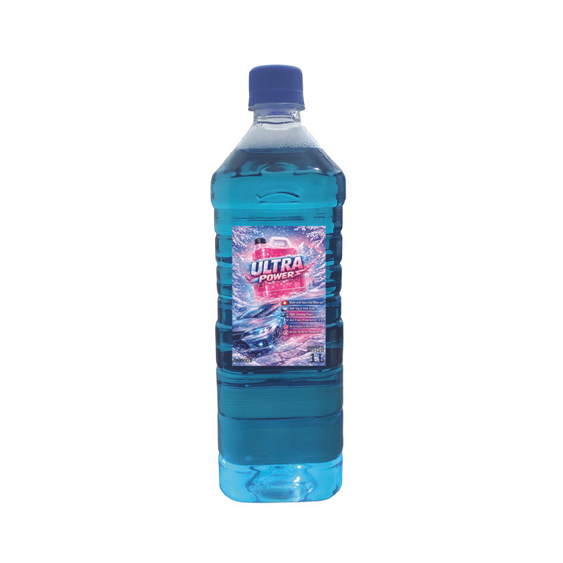 محلول شیشه‌شوی خودرو الترا پاور مدل زمستانه حجم 1 لیتر