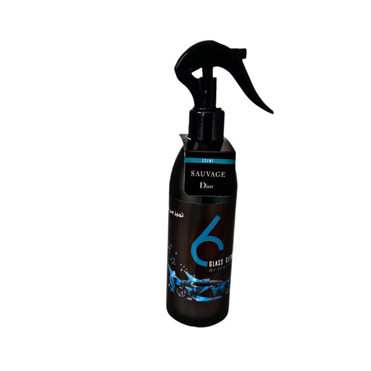 اسپری خوشبو کننده و شیشه شور اتومبیل سیکس مدل Glass Cleaner با رایحه ساواچ دیور حجم 270 میلی لیتر