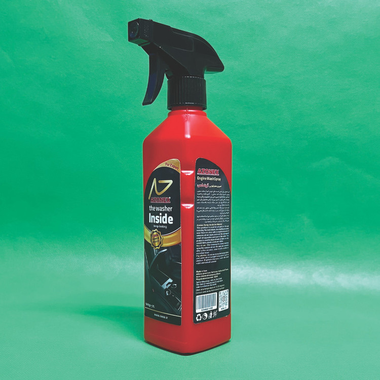 اسپری صفرشویی داخل خودرو آزونکس مدل long-lasting حجم 500 میلی لیتر