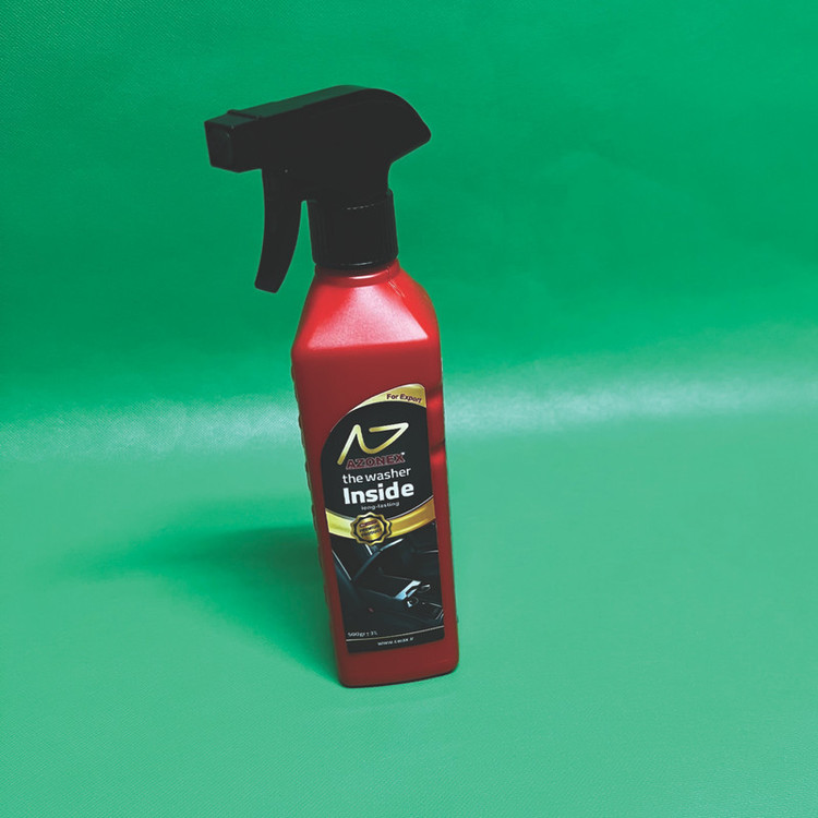 اسپری صفرشویی داخل خودرو آزونکس مدل long-lasting حجم 500 میلی لیتر