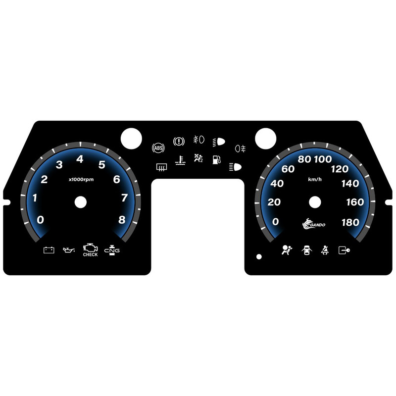 صفحه کیلومتر خودرو گاندو کد 03 مناسب برای پراید 131