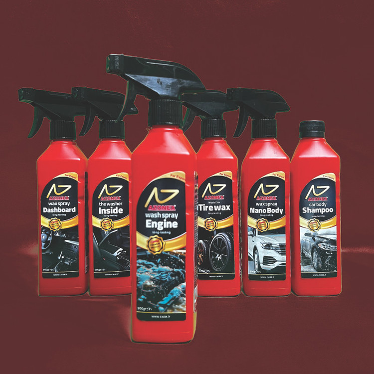 اسپری تمیز کننده موتور خودرو آزونکس مدل mighty حجم 500 میلی لیتر
