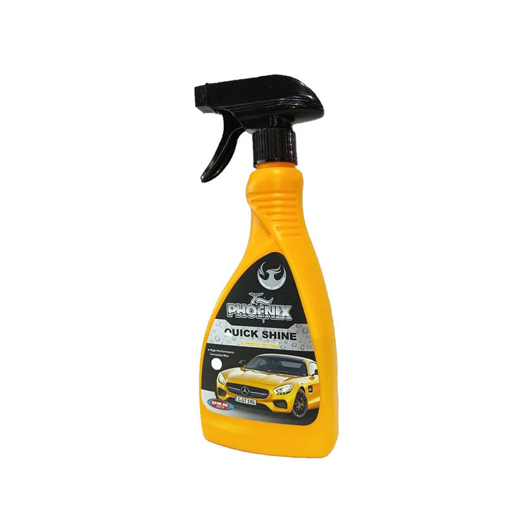 اسپری واکس بدنه خودرو فونیکس مدل QUICK SHINE حجم 600 میلی لیتر