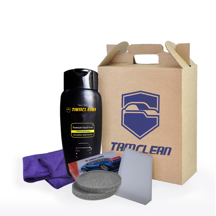 کیت ترمیم رنگ خودرو تام کلین مدل TC-002 وزن 500 گرم مجموعه پنج عددی