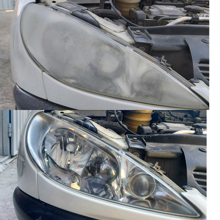 مایع رفع کدری چراغ خودرو اکتای مدل LIGHT حجم 26 میلی لیتر