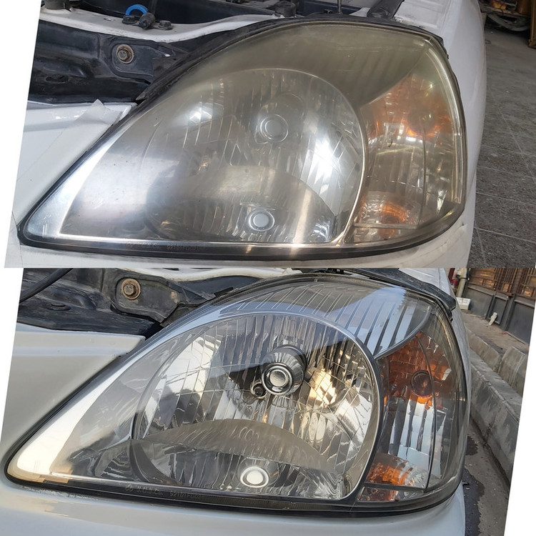 مایع رفع کدری چراغ خودرو اکتای مدل LIGHT حجم 26 میلی لیتر