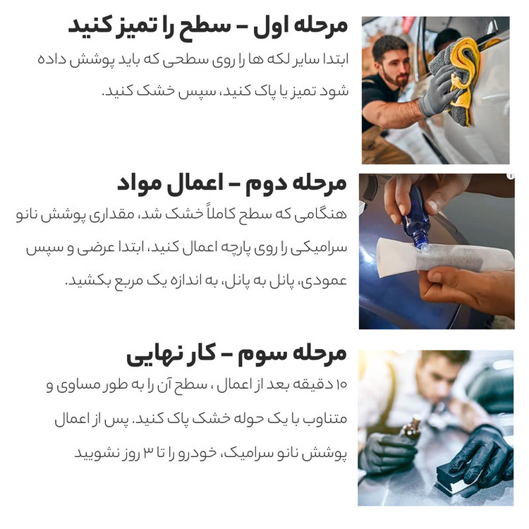 پوشش نانو سرامیک بدنه خودرو مستر.فیکس مدل 9H