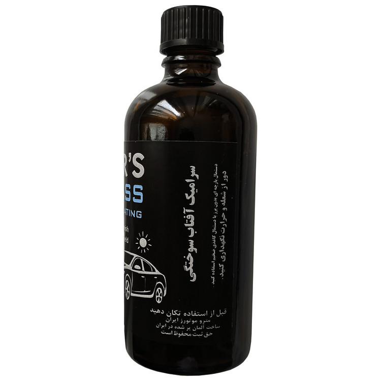 محلول سرامیک رفع آفتاب سوختگی خودرو ام موتورز مدل Liquid Glass G8 حجم 80 میلی لیتر
