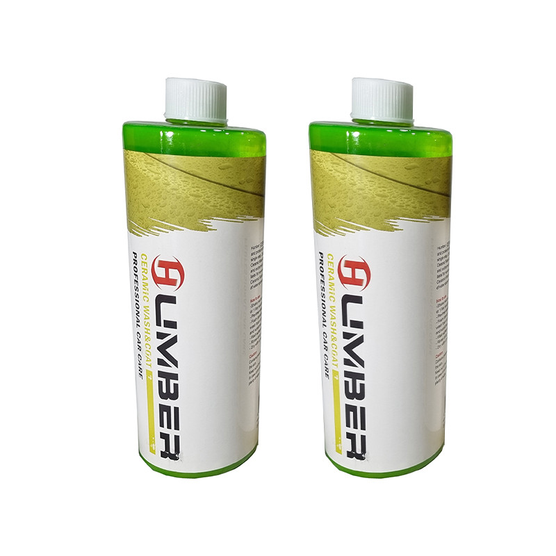 شامپو کارواش بدنه خودرو هامبر مدل سرامیک کد Ceramic-X2 حجم 1 لیتر مجموعه 2 عددی
